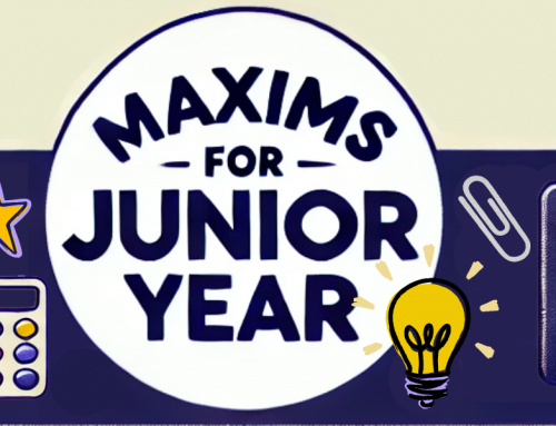 Maxims for junior year