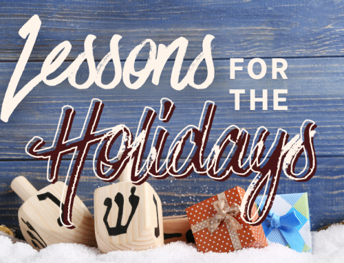 Lessons for the holidays